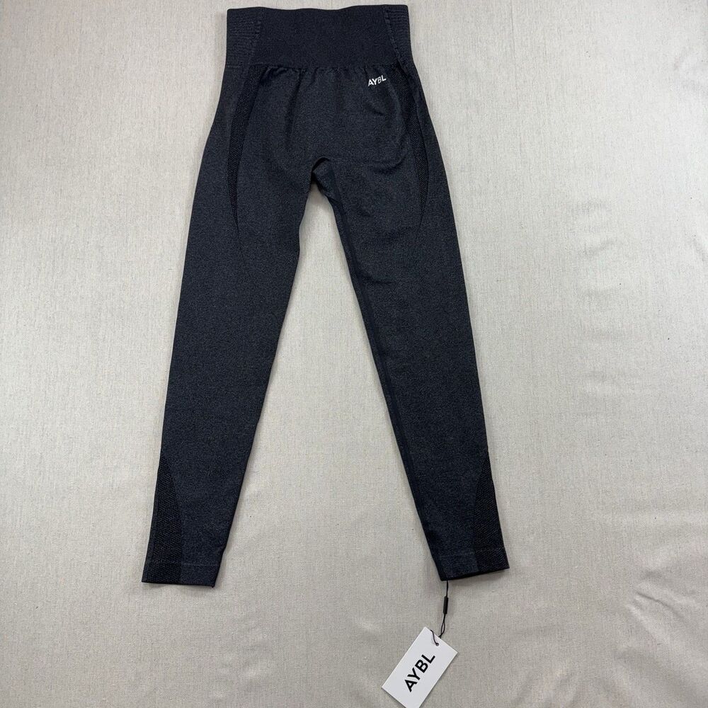 NWT AYBL Women’s Balance V2 Seamless Leggings  Speckle Black Sz Small